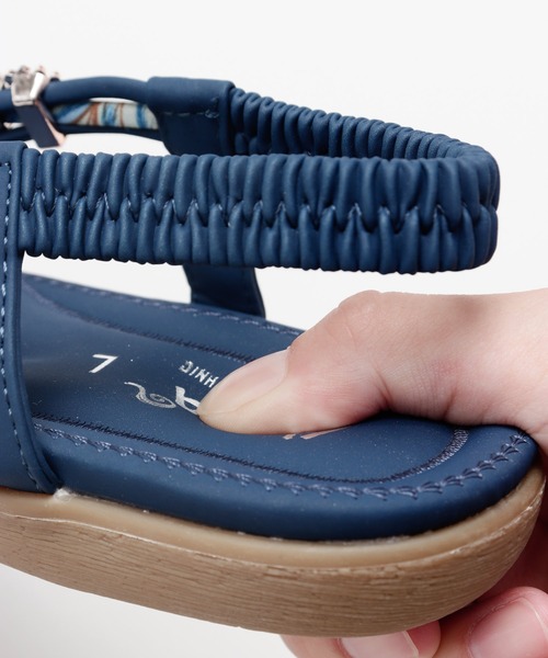 チャイハネ（チャイハネ）の「【チャイハネ】ラサフラワーサンダル（サンダル・レディース・ベージュ/ネイビー/グリーン・M/L）」の6枚目の写真