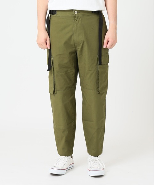 JOURNAL STANDARD（ジャーナルスタンダード）の「【SEGMENT】6PK リップベルト カーゴパンツ（カーゴパンツ・メンズ・カーキ/ブラック・MEDIUM/LARGE/SMALL）」の10枚目の写真