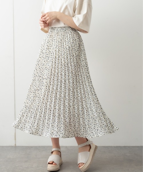 OLIVE des OLIVE（オリーブデオリーブ）の「【S/Mサイズ】【WEB限定カラー有】OLIVEプリーツスカート（スカート・レディース・ライトグレー/アイボリー/ホワイト系その他/ライトブラウン/ラベンダー・SMALL/MEDIUM）」の2枚目の写真