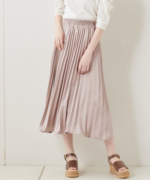 OLIVE des OLIVE（オリーブデオリーブ）の「【S/Mサイズ】【WEB限定カラー有】OLIVEプリーツスカート（スカート・レディース・ライトグレー/アイボリー/ホワイト系その他/ライトブラウン/ラベンダー・SMALL/MEDIUM）」の18枚目の写真