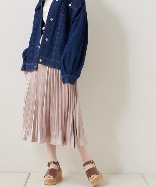 OLIVE des OLIVE（オリーブデオリーブ）の「【S/Mサイズ】【WEB限定カラー有】OLIVEプリーツスカート（スカート・レディース・ライトグレー/アイボリー/ホワイト系その他/ライトブラウン/ラベンダー・SMALL/MEDIUM）」の19枚目の写真