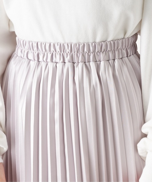 OLIVE des OLIVE（オリーブデオリーブ）の「【S/Mサイズ】【WEB限定カラー有】OLIVEプリーツスカート（スカート・レディース・ライトグレー/アイボリー/ホワイト系その他/ライトブラウン/ラベンダー・SMALL/MEDIUM）」の17枚目の写真