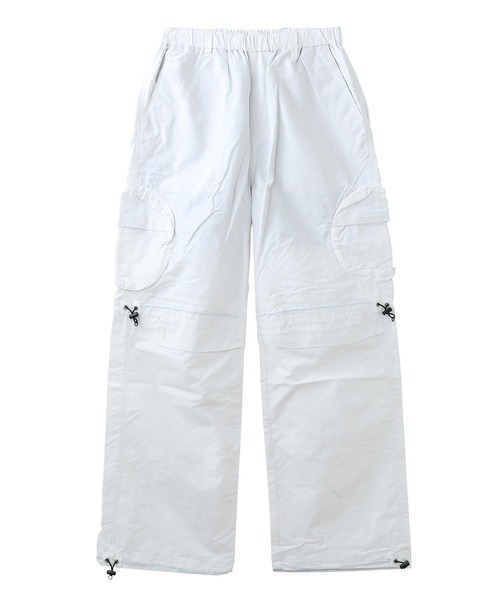 X-girl（エックスガール）の「ROUND POCKET NYLON PANTS（その他パンツ・レディース・ホワイト/マルチ/ブラック・XS/S/M）」の7枚目の写真