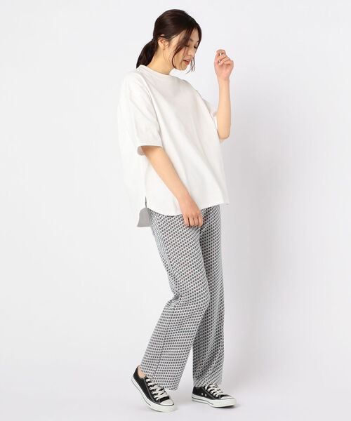 fredy repit（フレディレピ）の「花柄カットジャガード イージーパンツ（その他パンツ・レディース・ホワイト系その他5/ブラック系その他3/グレー系その他4・38）」の22枚目の写真