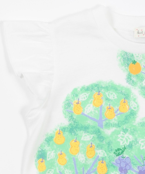 KP（ケーピー）の「mimiちゃんフルーツ狩りモチーフ半袖Tシャツ(100-130cm)（Tシャツ/カットソー・キッズ・イエロー/オフホワイト・110cm/130cm/120cm/100cm）」の8枚目の写真