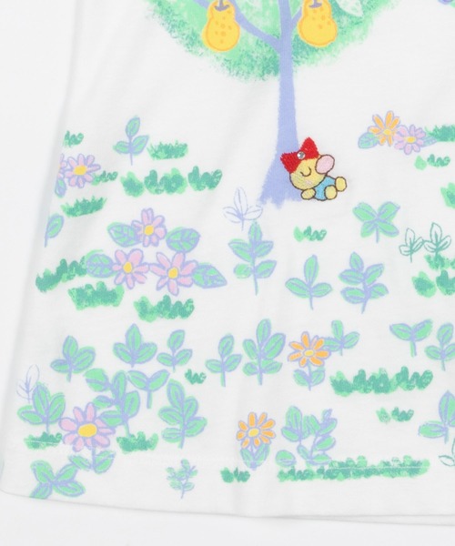 KP（ケーピー）の「mimiちゃんフルーツ狩りモチーフ半袖Tシャツ(100-130cm)（Tシャツ/カットソー・キッズ・イエロー/オフホワイト・110cm/130cm/120cm/100cm）」の6枚目の写真