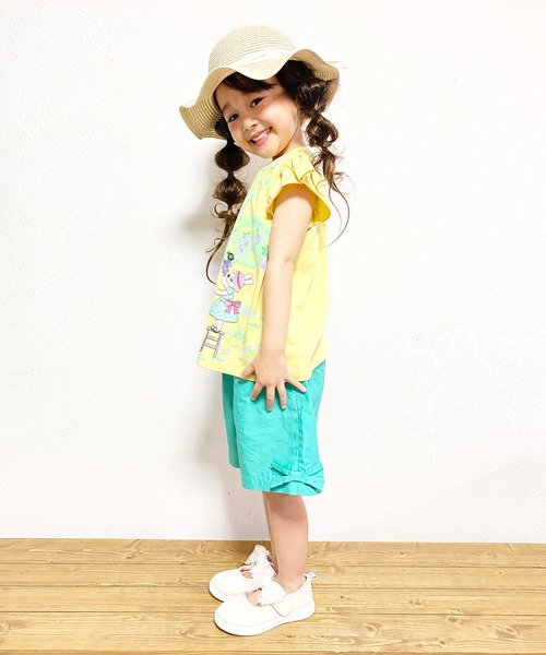KP（ケーピー）の「mimiちゃんフルーツ狩りモチーフ半袖Tシャツ(100-130cm)（Tシャツ/カットソー・キッズ・イエロー/オフホワイト・110cm/130cm/120cm/100cm）」の10枚目の写真