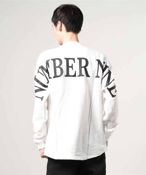 STUDIOUS SELECT(ステュディオスセレクト)の「【NUMBER(N)INE】EX.Backprint L/S sweat tee(スウェット・メンズ・ブラック/ピンクベージュ/ホワイト・2/1/3)」の5枚目の写真