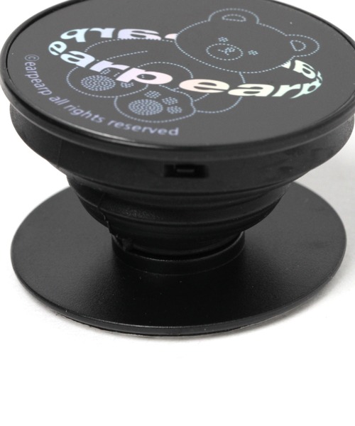 EARPEARP（アプアプ）の「earpearp／gem bear Tok スマホグリップ 2946613（スマホグッズ・レディース・ブラック・0）」の3枚目の写真