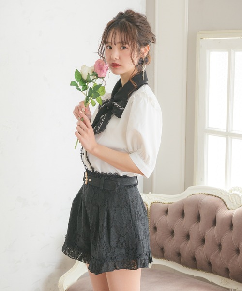 セール】リングバックルレースショートパンツ（その他パンツ）｜ROJITA