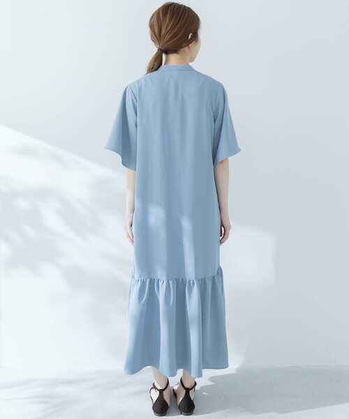 URBAN RESEARCH Sonny Label（アーバンリサーチサニーレーベル）の「ティアードシャツワンピース（ワンピース・レディース・ブラック/ベージュ/ブルー・FREE）」の17枚目の写真