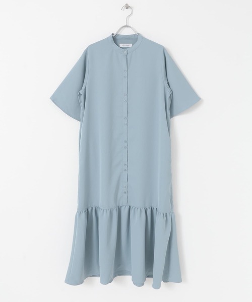 URBAN RESEARCH Sonny Label（アーバンリサーチサニーレーベル）の「ティアードシャツワンピース（ワンピース・レディース・ブラック/ベージュ/ブルー・FREE）」の19枚目の写真