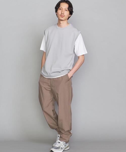 BEAUTY&YOUTH UNITED ARROWS（ビューティーアンドユースユナイテッドアローズ）の「BY レイヤード ニットベスト＆Tシャツ（ベスト・メンズ・ライトグレー/ベージュ/ネイビー・SMALL/MEDIUM/LARGE/X-LARGE）」の9枚目の写真