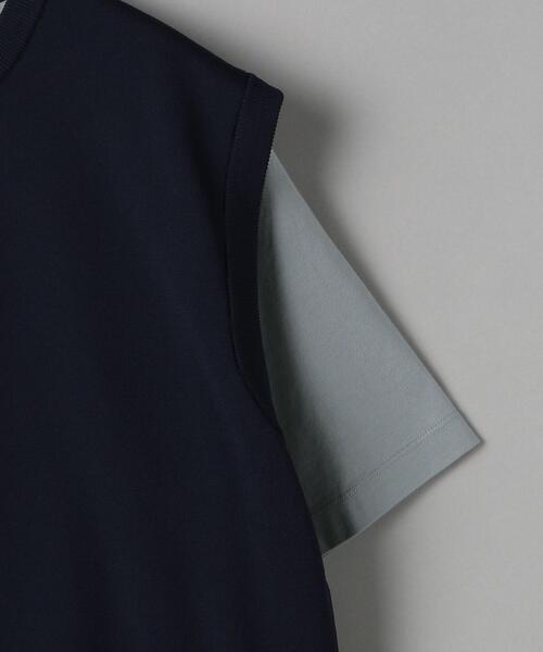 BEAUTY&YOUTH UNITED ARROWS（ビューティーアンドユースユナイテッドアローズ）の「BY レイヤード ニットベスト＆Tシャツ（ベスト・メンズ・ライトグレー/ベージュ/ネイビー・SMALL/MEDIUM/LARGE/X-LARGE）」の15枚目の写真