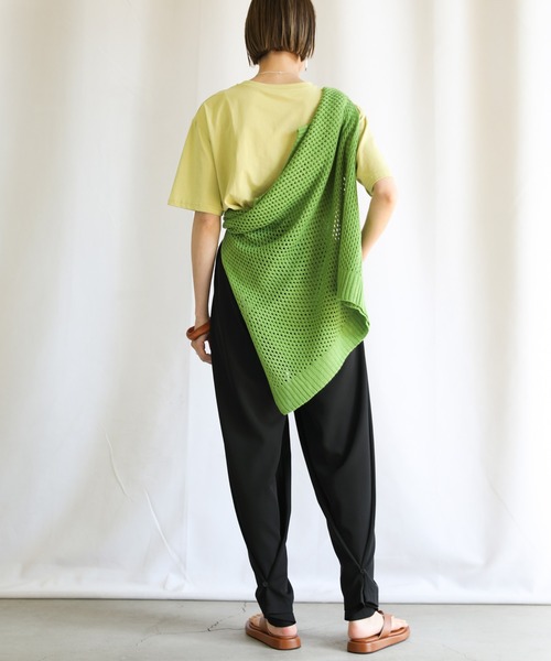 select MOCA（セレクトモカ）の「2021 SS ダブルタックコクーンパンツ（その他パンツ・レディース・ホワイト/ブラック/ブルー・FREE）」の19枚目の写真