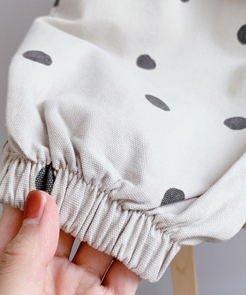 aimoha(アイモハ)の「【aimoha-KIDS-】春夏/子供服 キッズ万能ボトム ドット柄バルーンパンツ(チノパンツ・キッズ・ベージュ/ホワイト・120/90/100/80/130/110)」の13枚目の写真