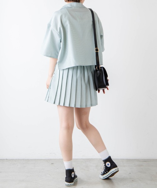 WEGO（ウィゴー）の「WEGO/リネンライクシャツジャケット（シャツ/ブラウス・レディース・アイボリー/イエロー/グリーン系その他2/グリーン/ブラウン系その他2・FREE）」の12枚目の写真