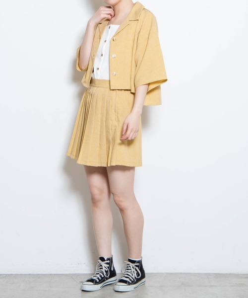 WEGO（ウィゴー）の「WEGO/リネンライクシャツジャケット（シャツ/ブラウス・レディース・アイボリー/イエロー/グリーン系その他2/グリーン/ブラウン系その他2・FREE）」の20枚目の写真