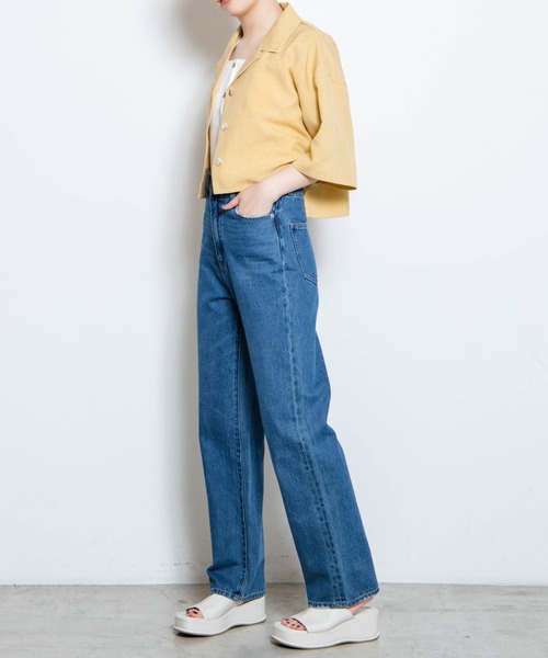 WEGO（ウィゴー）の「WEGO/リネンライクシャツジャケット（シャツ/ブラウス・レディース・アイボリー/イエロー/グリーン系その他2/グリーン/ブラウン系その他2・FREE）」の21枚目の写真