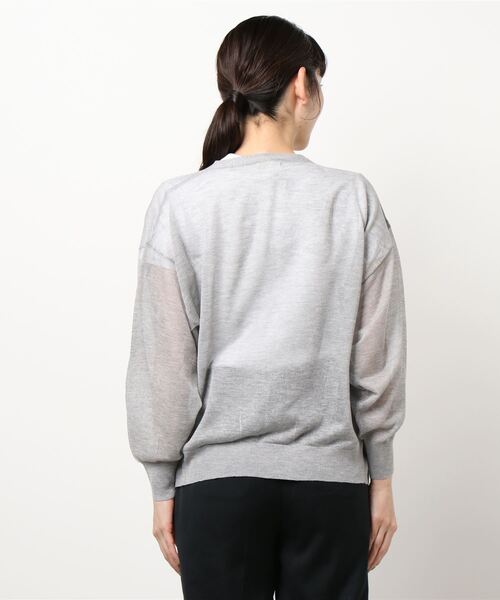 Te chichi（テチチ）の「Vネックカーディガン（カーディガン/ボレロ・レディース・ブラック/グレー/オフホワイト/ベージュ・ﾌﾘ-）」の6枚目の写真