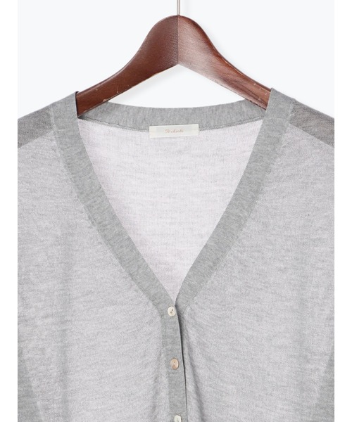 Te chichi（テチチ）の「Vネックカーディガン（カーディガン/ボレロ・レディース・ブラック/グレー/オフホワイト/ベージュ・ﾌﾘ-）」の20枚目の写真