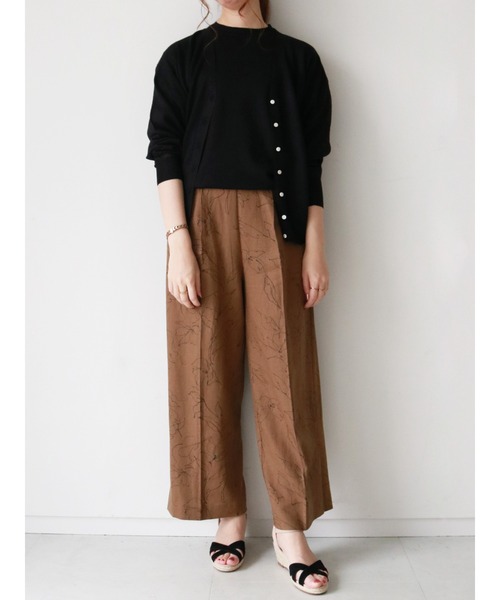 Te chichi（テチチ）の「Vネックカーディガン（カーディガン/ボレロ・レディース・ブラック/グレー/オフホワイト/ベージュ・ﾌﾘ-）」の12枚目の写真