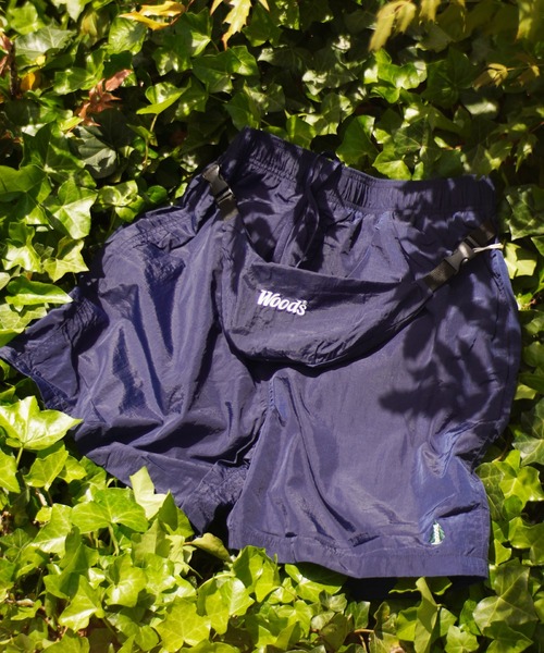 Woods（ウッズ）の「【Woods/ウッズ】 ウエストポーチ付き ナイロン バギーショーツ（その他パンツ・メンズ・ブラック/オリーブ/イエロー/グリーン/ネイビー/ブラウン・L/XL/M）」の5枚目の写真