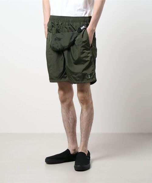 Woods（ウッズ）の「【Woods/ウッズ】 ウエストポーチ付き ナイロン バギーショーツ（その他パンツ・メンズ・ブラック/オリーブ/イエロー/グリーン/ネイビー/ブラウン・L/XL/M）」の12枚目の写真