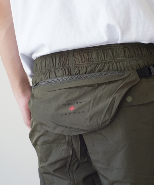 Woods（ウッズ）の「【Woods/ウッズ】 ウエストポーチ付き ナイロン バギーショーツ（その他パンツ・メンズ・ブラック/オリーブ/イエロー/グリーン/ネイビー/ブラウン・L/XL/M）」の16枚目の写真