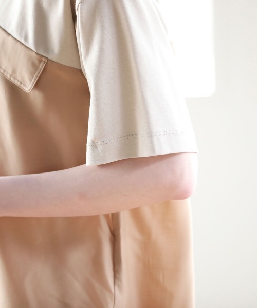 Pao de lo(パオデロ)の「【VOYAGE】サイロタイムレスポンチカットソー(Tシャツ/カットソー・レディース・ブラック/ベージュ/ネイビー・9号)」の8枚目の写真