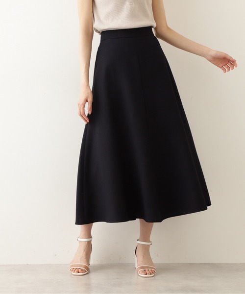 NATURAL BEAUTY BASIC（ナチュラルビューティーベーシック）の「【Petit LUXE】麻混フレアスカート（スカート・レディース・ベージュ/ネイビー/レッド・MEDIUM/SMALL）」の18枚目の写真