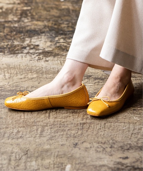 Noble（ノーブル）の「【FLAMEN QUITAS】 バレエシューズ◆（バレエシューズ・レディース・ホワイト/イエロー・37/38/36）」の2枚目の写真