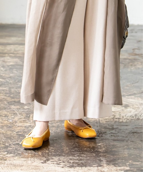 Noble（ノーブル）の「【FLAMEN QUITAS】 バレエシューズ◆（バレエシューズ・レディース・ホワイト/イエロー・37/38/36）」の5枚目の写真