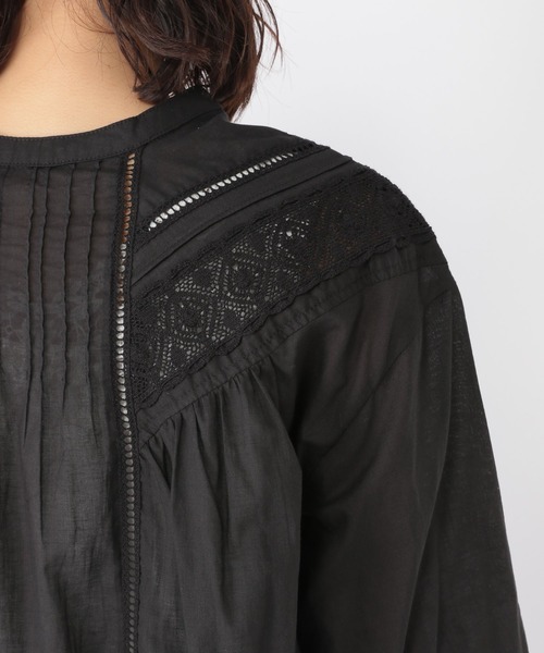 studio CLIP（スタディオクリップ）の「ダブルフロントレースブラウス（シャツ/ブラウス・レディース・ホワイト/ブラック/パープル・MEDIUM/LARGE）」の16枚目の写真