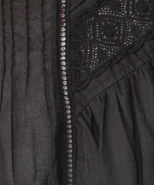 studio CLIP（スタディオクリップ）の「ダブルフロントレースブラウス（シャツ/ブラウス・レディース・ホワイト/ブラック/パープル・MEDIUM/LARGE）」の18枚目の写真