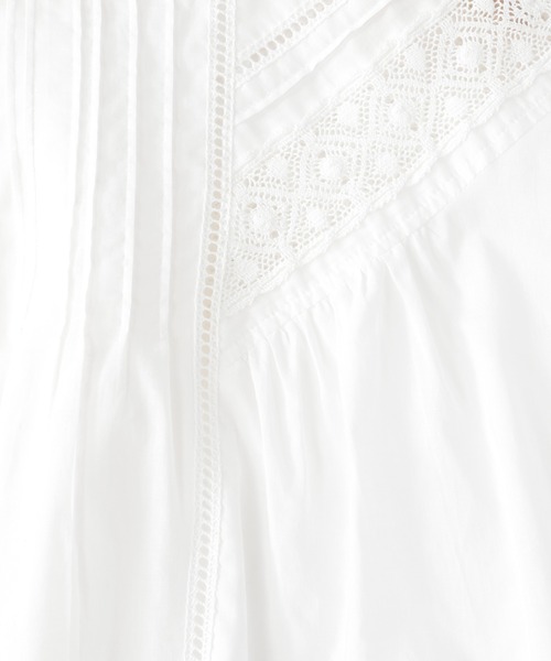 studio CLIP（スタディオクリップ）の「ダブルフロントレースブラウス（シャツ/ブラウス・レディース・ホワイト/ブラック/パープル・MEDIUM/LARGE）」の19枚目の写真
