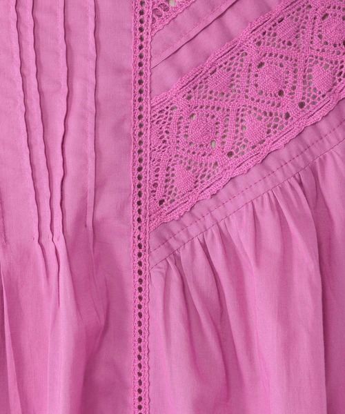 studio CLIP（スタディオクリップ）の「ダブルフロントレースブラウス（シャツ/ブラウス・レディース・ホワイト/ブラック/パープル・MEDIUM/LARGE）」の20枚目の写真