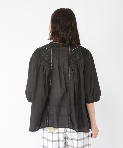 studio CLIP（スタディオクリップ）の「ダブルフロントレースブラウス（シャツ/ブラウス・レディース・ホワイト/ブラック/パープル・MEDIUM/LARGE）」の11枚目の写真