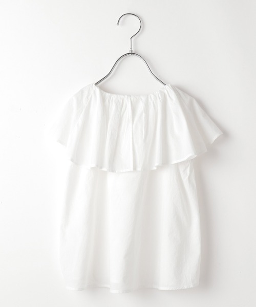 GLOBAL WORK(グローバルワーク)の「ラッフルブラウス/ノースリーブ/キッズ/953645(シャツ/ブラウス・キッズ・ホワイト/ブラック・120cm/140cm/110cm/100cm/150cm/160cm/130cm)」の8枚目の写真