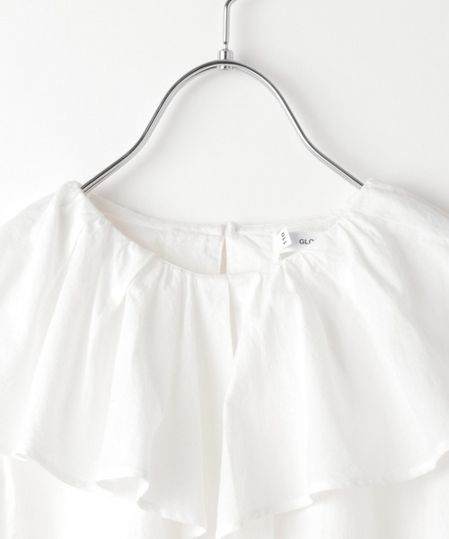 GLOBAL WORK(グローバルワーク)の「ラッフルブラウス/ノースリーブ/キッズ/953645(シャツ/ブラウス・キッズ・ホワイト/ブラック・120cm/140cm/110cm/100cm/150cm/160cm/130cm)」の9枚目の写真