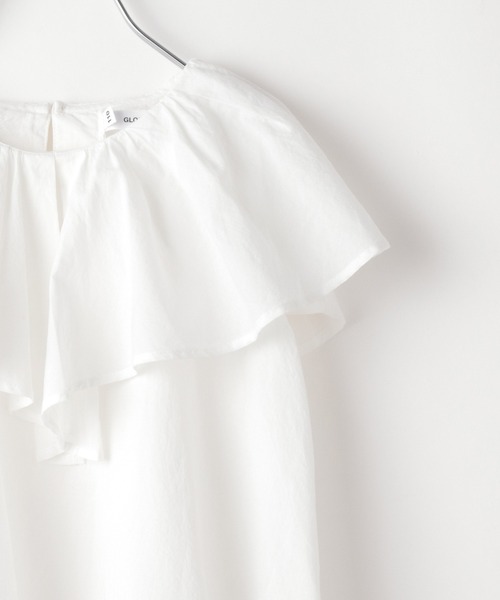 GLOBAL WORK(グローバルワーク)の「ラッフルブラウス/ノースリーブ/キッズ/953645(シャツ/ブラウス・キッズ・ホワイト/ブラック・120cm/140cm/110cm/100cm/150cm/160cm/130cm)」の10枚目の写真