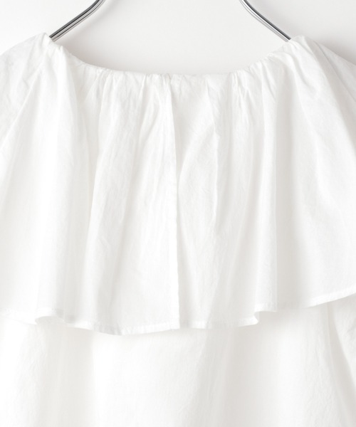 GLOBAL WORK(グローバルワーク)の「ラッフルブラウス/ノースリーブ/キッズ/953645(シャツ/ブラウス・キッズ・ホワイト/ブラック・120cm/140cm/110cm/100cm/150cm/160cm/130cm)」の12枚目の写真