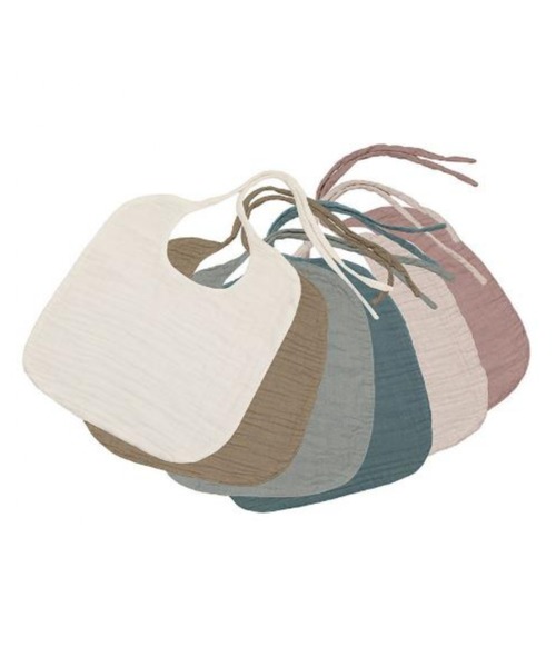 Numero74（ヌメロ）の「Numero 74/Baby Bib Round（スタイ/よだれかけ・キッズ・スモークピンク/ナチュラル/ライトブルー/ピンクベージュ/シルバーグレー/グレイッシュブルー/ライトイエロー/セージグリーン/ピンク系/ホワイト・FREE）」の11枚目の写真