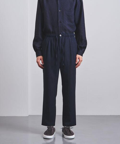 UNITED ARROWS（ユナイテッドアローズ）の「＜UNITED ARROWS＞ ポリエステル サップ/ドット オールギャザー イージーパンツ（その他パンツ・メンズ・ライトグレー/ネイビー/ダークグレー・SMALL/MEDIUM/LARGE/X-LARGE）」の4枚目の写真