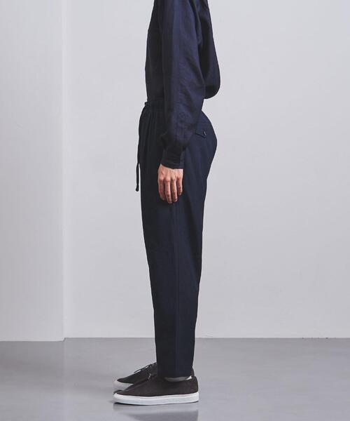 UNITED ARROWS（ユナイテッドアローズ）の「＜UNITED ARROWS＞ ポリエステル サップ/ドット オールギャザー イージーパンツ（その他パンツ・メンズ・ライトグレー/ネイビー/ダークグレー・SMALL/MEDIUM/LARGE/X-LARGE）」の5枚目の写真