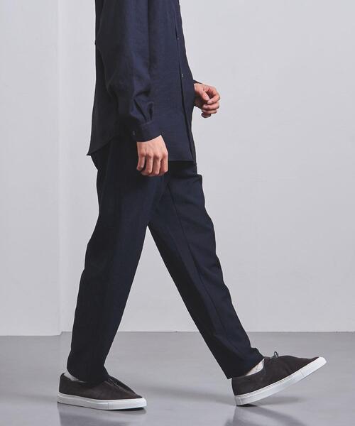 UNITED ARROWS（ユナイテッドアローズ）の「＜UNITED ARROWS＞ ポリエステル サップ/ドット オールギャザー イージーパンツ（その他パンツ・メンズ・ライトグレー/ネイビー/ダークグレー・SMALL/MEDIUM/LARGE/X-LARGE）」の8枚目の写真
