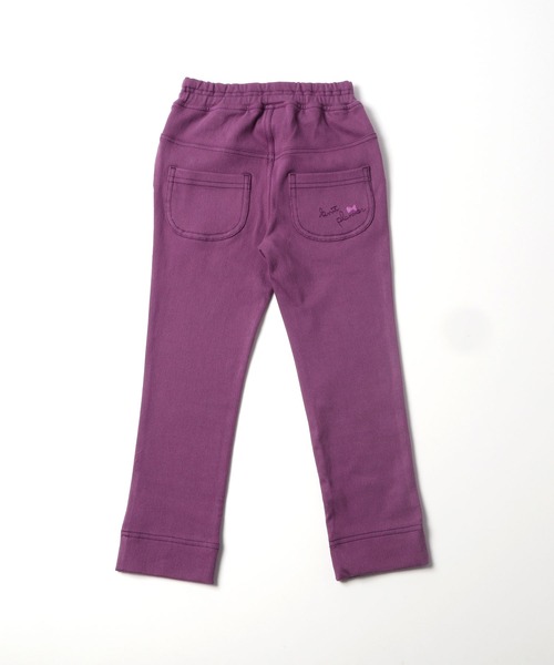 KP（ケーピー）の「ポケット口リボン付きツイルストレッチ裏起毛パンツ(100-130cm)（チノパンツ・キッズ・チャコールグレー/パープル/ピンク・110cm/100cm/120cm/130cm）」の5枚目の写真