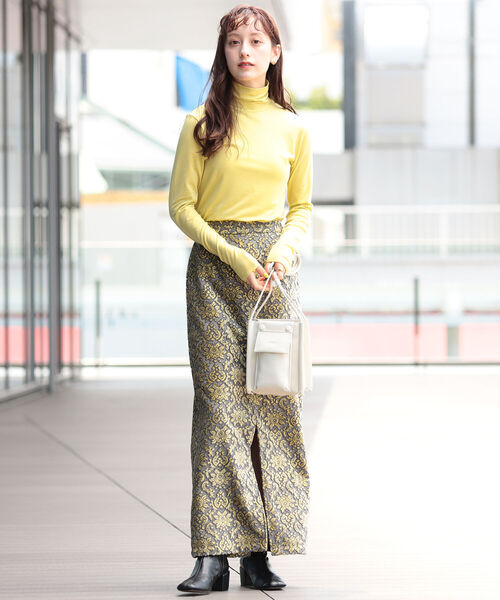 Ray BEAMS（レイビームス）の「Ray BEAMS / ストレッチ タートルネック Tシャツ（Tシャツ/カットソー・レディース・イエロー/サックスブルー/ホワイト系その他6・ONE SIZE）」の18枚目の写真