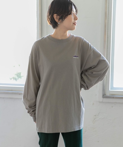 THOUSAND MILE(サウザンドマイル)の「『XLサイズ別注』EMBROIDERY LOGO LONG-SLEEVE T-SHIRTS(Tシャツ/カットソー・メンズ・ベージュ/ホワイト/ブラック・LARGE/X-LARGE/MEDIUM)」の21枚目の写真