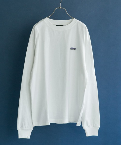 THOUSAND MILE(サウザンドマイル)の「『XLサイズ別注』EMBROIDERY LOGO LONG-SLEEVE T-SHIRTS(Tシャツ/カットソー・メンズ・ベージュ/ホワイト/ブラック・LARGE/X-LARGE/MEDIUM)」の10枚目の写真